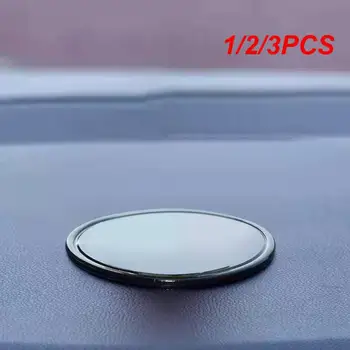 1/2/3PCS המכונית החלקה מחצלת סיליקון עגול נגד החלקה צעצוע משטח דביק פד ג ' ל עבור טלפון נייד מחזיק מפתחות מדבקה משטח הפנים